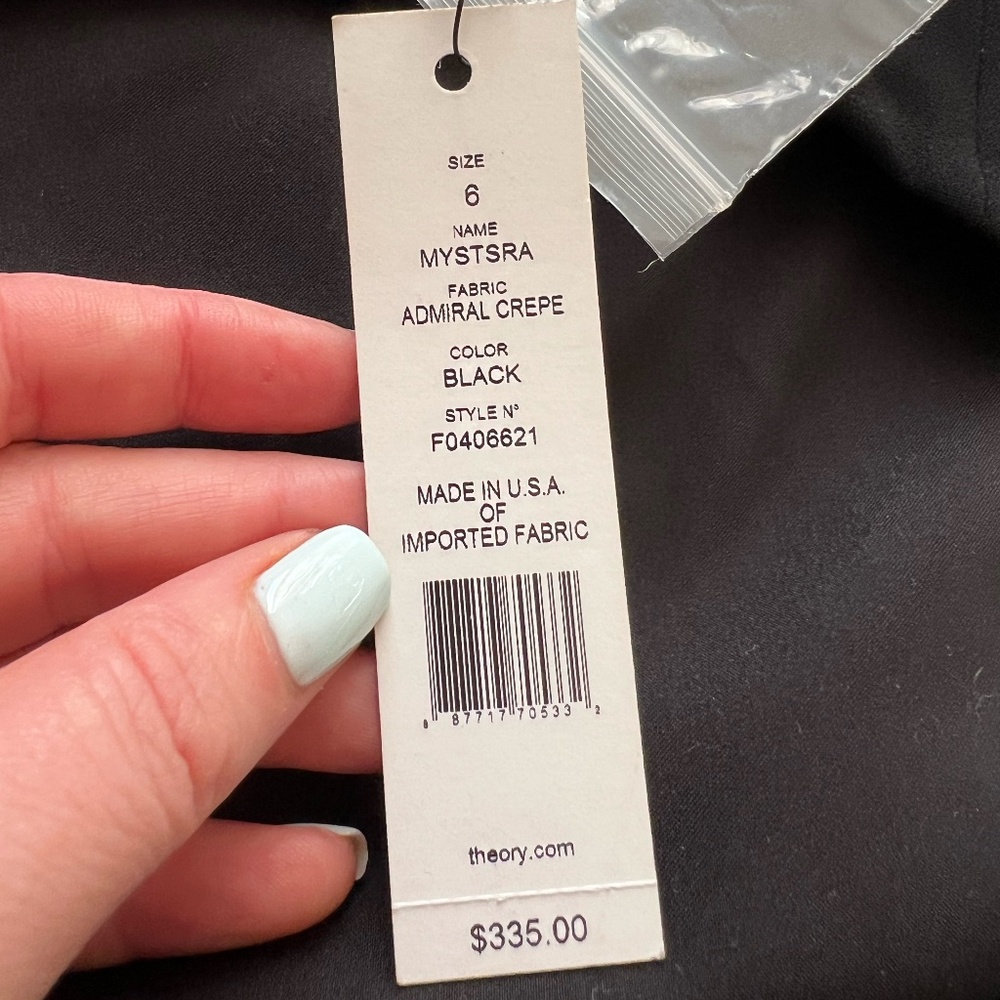 Black Theory Dress Never Worn With Tags!